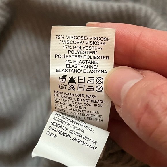 Lucky Brand Grey Tulip Hem Pullover Sweater - Picture 11 of 11